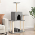 Árbol Rascador para Gatos 122 cm — Gris Claro
