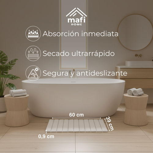 Mafi Home® | Alfombra de Diatomita Flexible 39×60